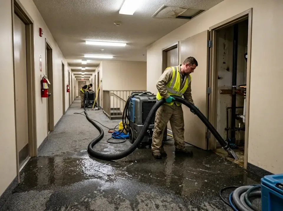 multi-unit-apartment-hallway-f-005 — frequently asked questions, Emergency Burst Pipe Water Extraction & Removal in Scottdal…